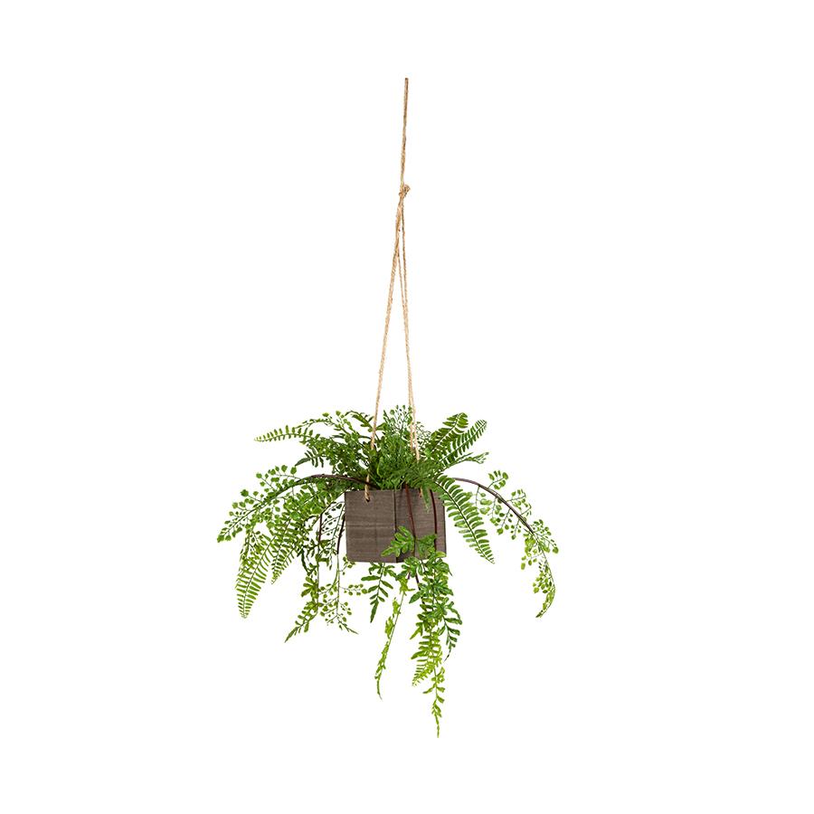 Hanging Potted Artificial Fern