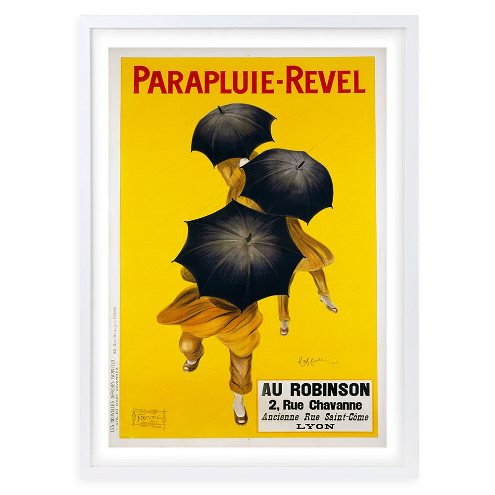 Parapluie Revel 105cm x 81cm Framed A1 Art Print