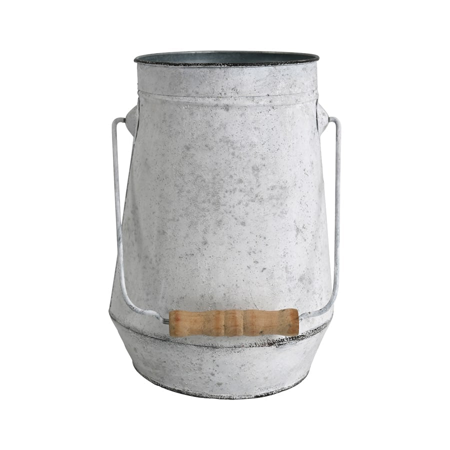 Welcome To Our Garden Planter - Distressed White