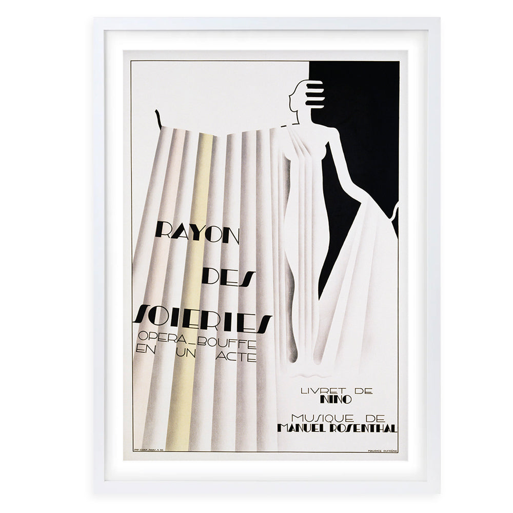 Rayon Des Soieries 105cm x 81cm Framed A1 Art Print