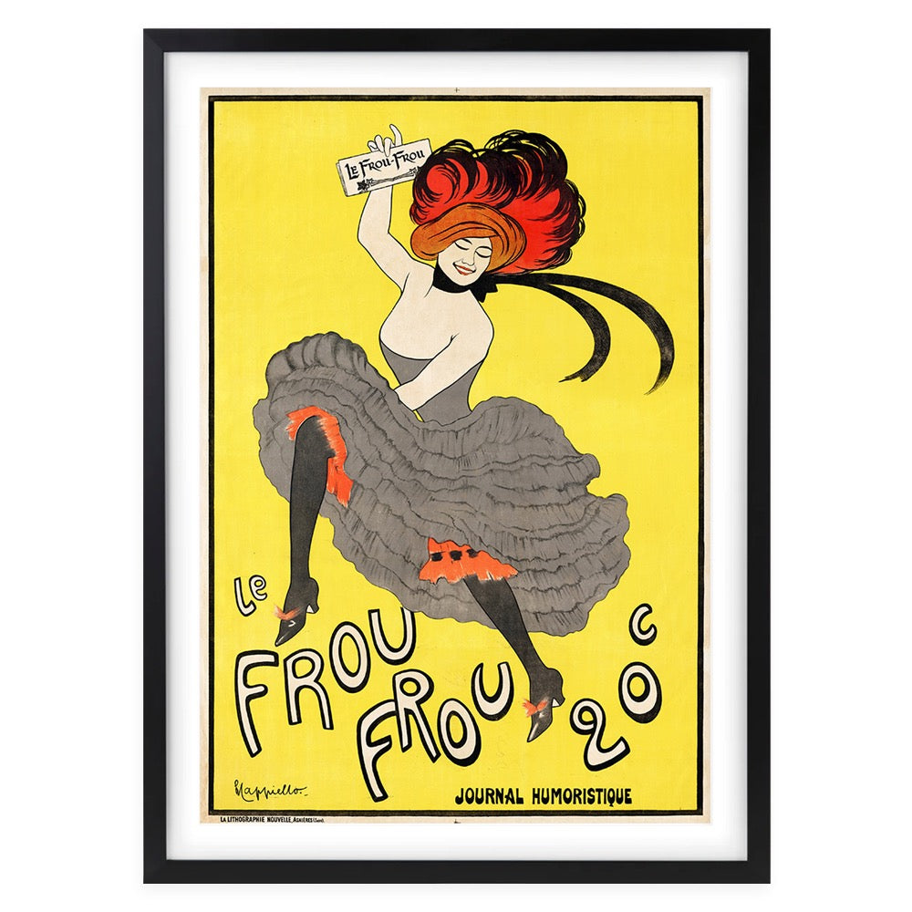 Le Frou Frou 105cm x 81cm Framed A1 Art Print