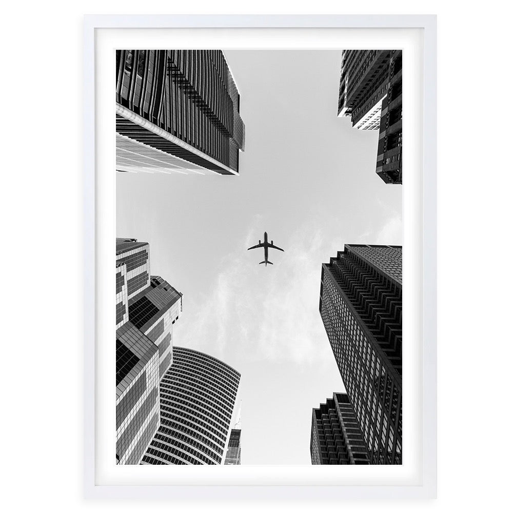 City Skies Large 105cm x 81cm Framed A1 Art Print