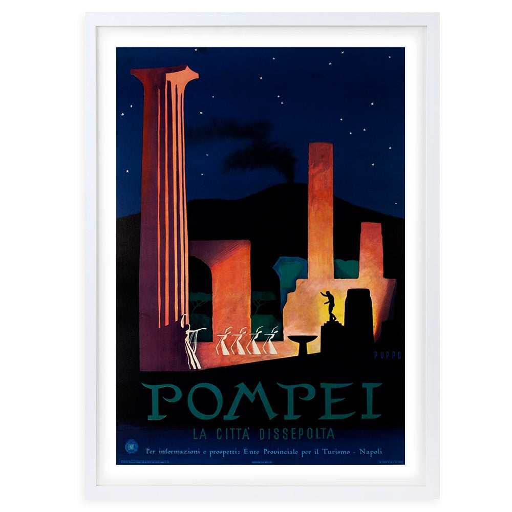 Pompeii 105cm x 81cm Framed A1 Art Print