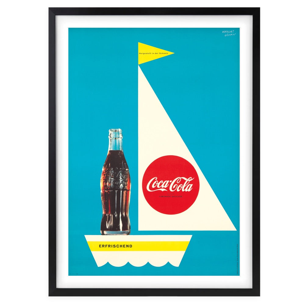 Coca Cola 1 Large 105cm x 81cm Framed A1 Art Print