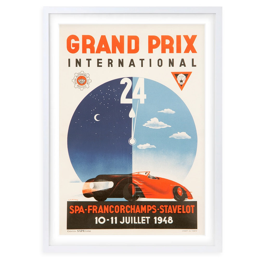 Grand Prix International 1948 105cm x 81cm Framed A1 Art Print