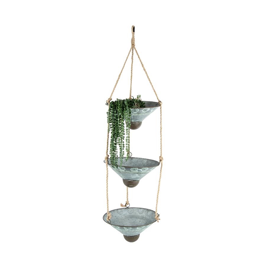 Infinity 3 Tier Cones Hanging Planters