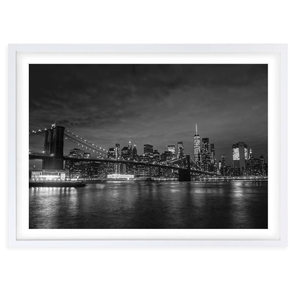 New York Skyline 105cm x 81cm Framed A1 Art Print