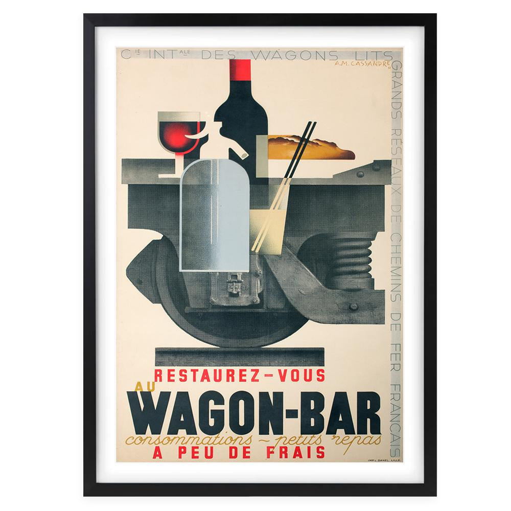 Wagon Bar 105cm x 81cm Framed A1 Art Print