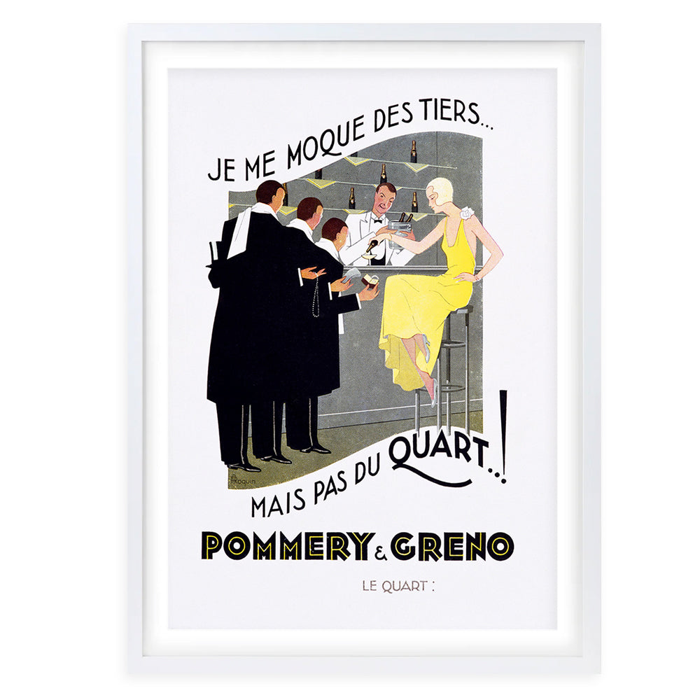 Pommery & Greno 105cm x 81cm Framed A1 Art Print