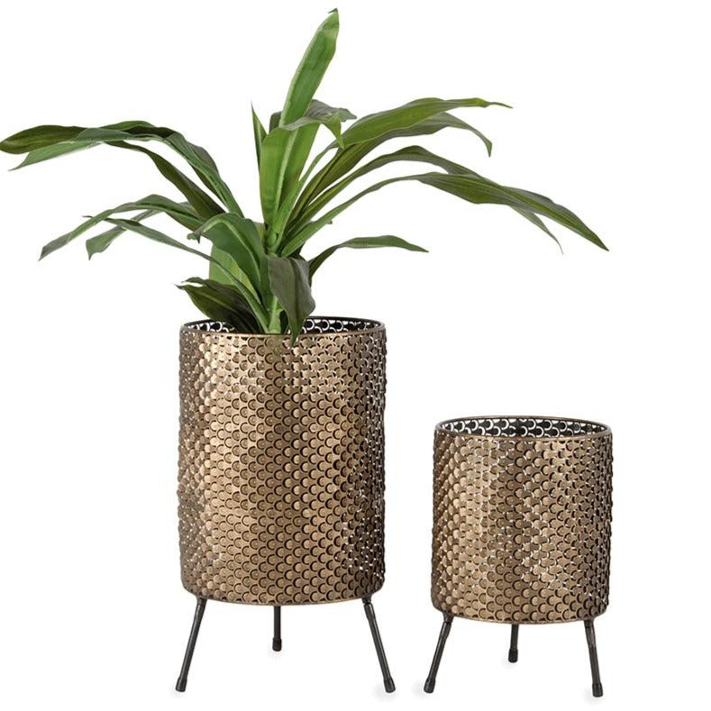 Nested Aura Fanned Planters Set of 2