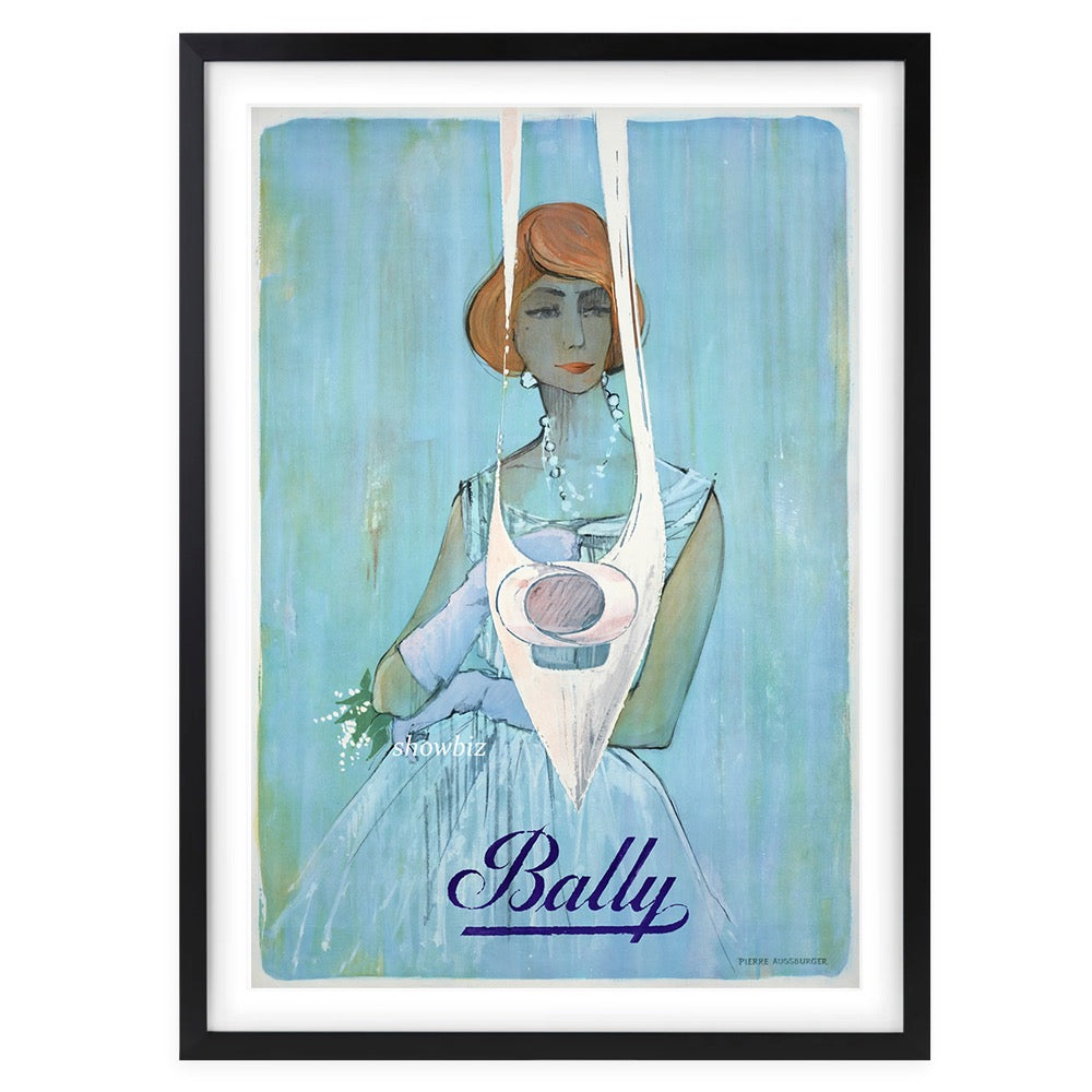 Bally Showbiz Large 105cm x 81cm Framed A1 Art Print