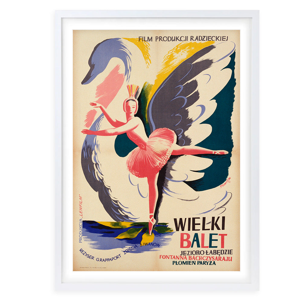 Wielki Balet 105cm x 81cm Framed A1 Art Print