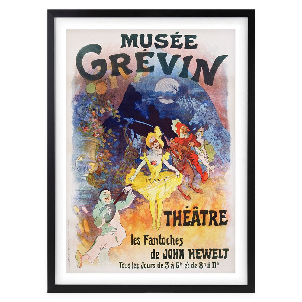 Musee Grevin 105cm x 81cm Framed A1 Art Print