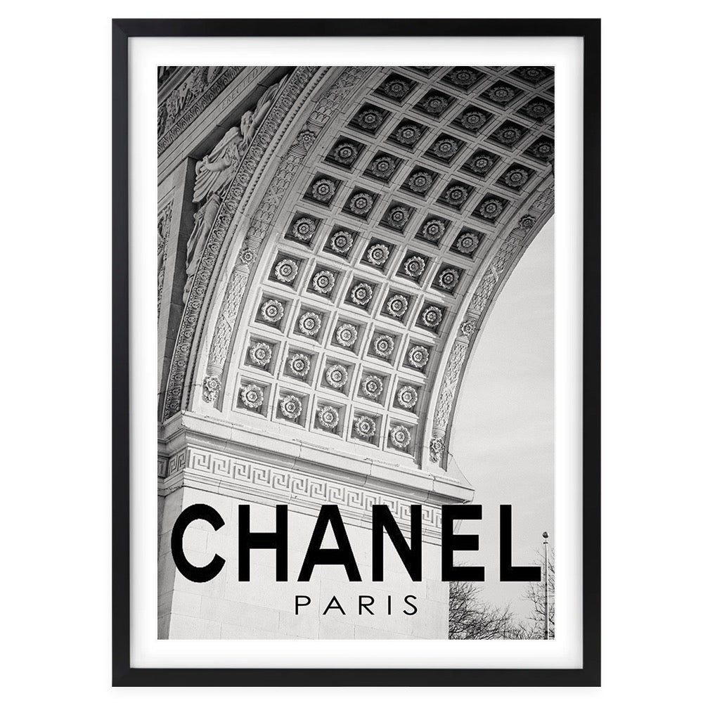 Chanel Paris Framed A1 Art Print