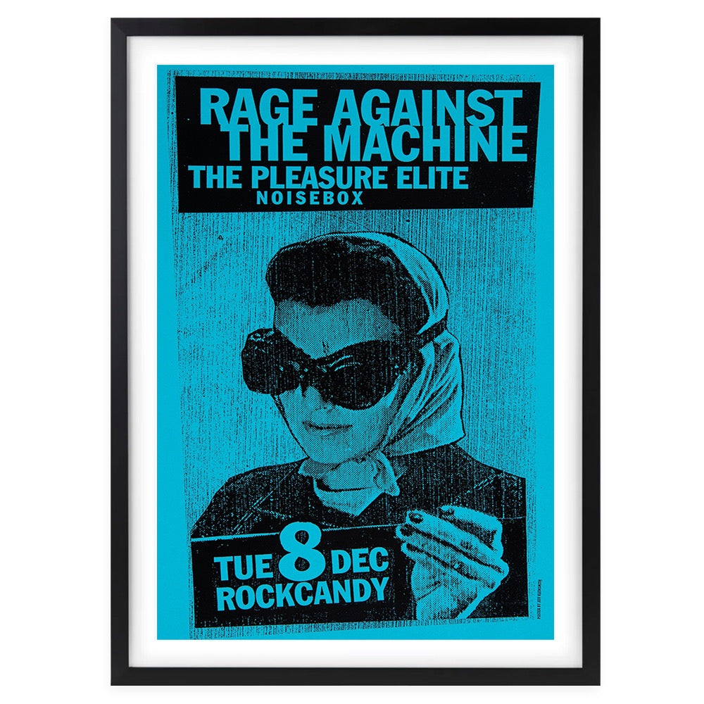 Rage Against The Machine - Rockcandy 1992 105cm x 81cm Framed A1 Art Print