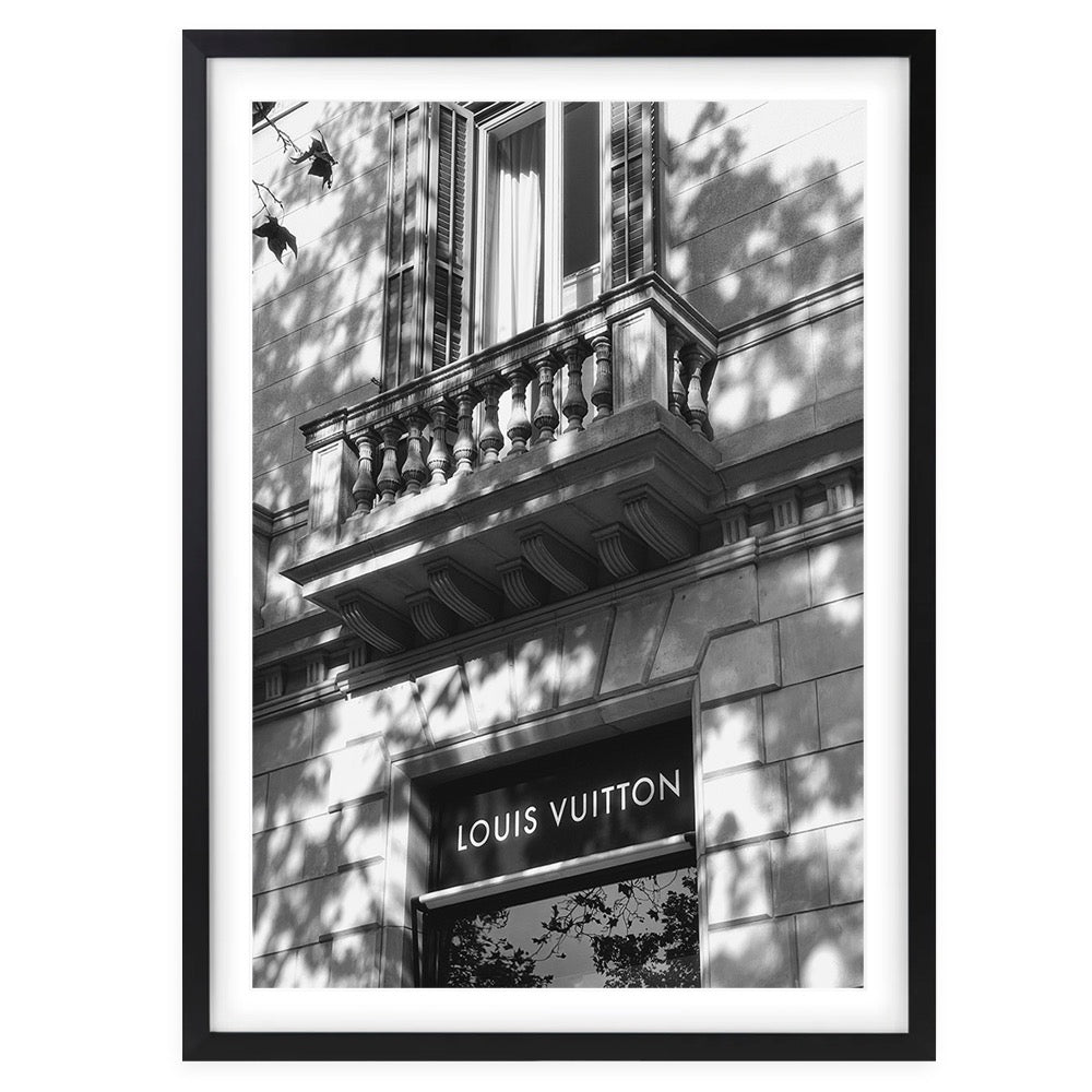 Louis Vuitton Building (3) 105cm x 81cm Framed A1 Art Print