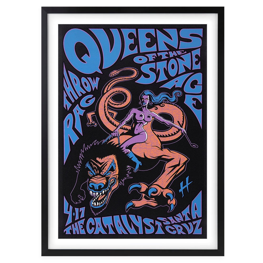 Queens Of The Stone Age - The Catalyst 2003 105cm x 81cm Framed A1 Art Print