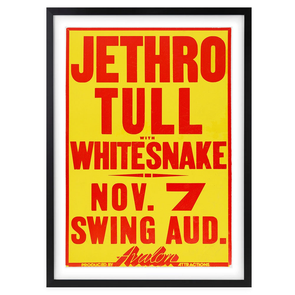 Jethro Tull 105cm x 81cm Framed A1 Art Print