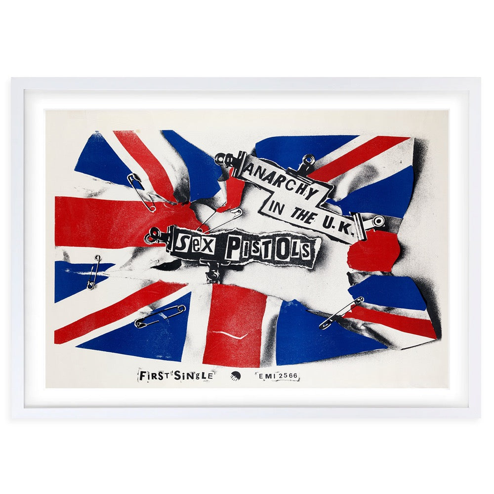 The Sex Pistols - Anarchy In The Uk 1976 105cm x 81cm Framed A1 Art Print