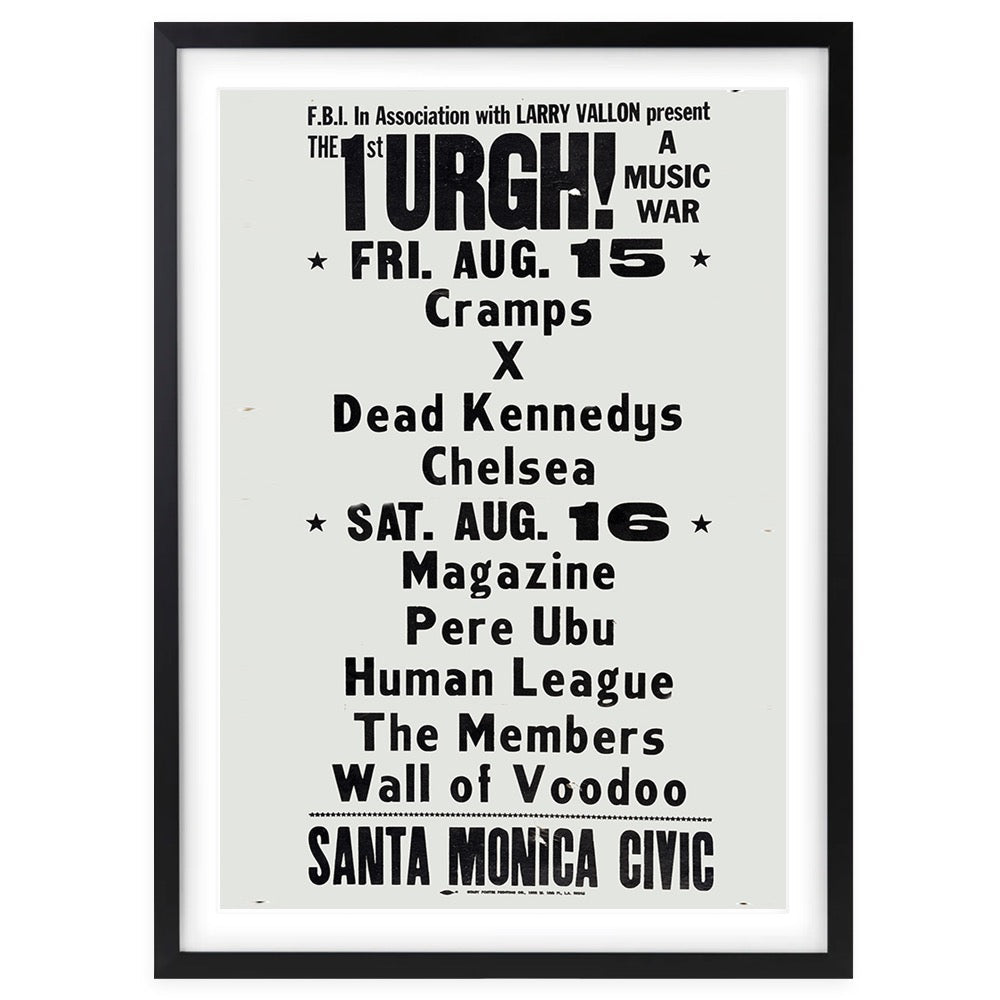 Urgh 105cm x 81cm Framed A1 Art Print