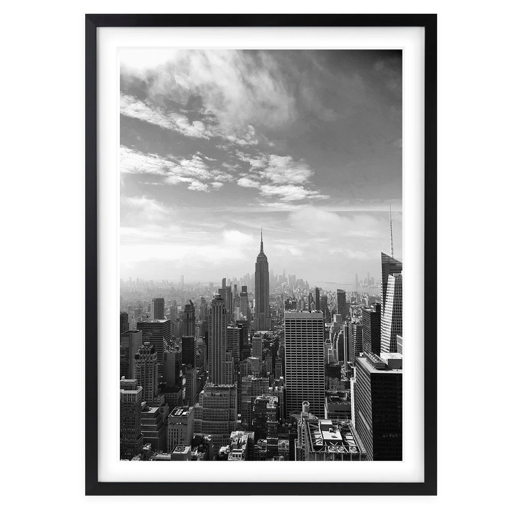 New York 105cm x 81cm Framed A1 Art Print
