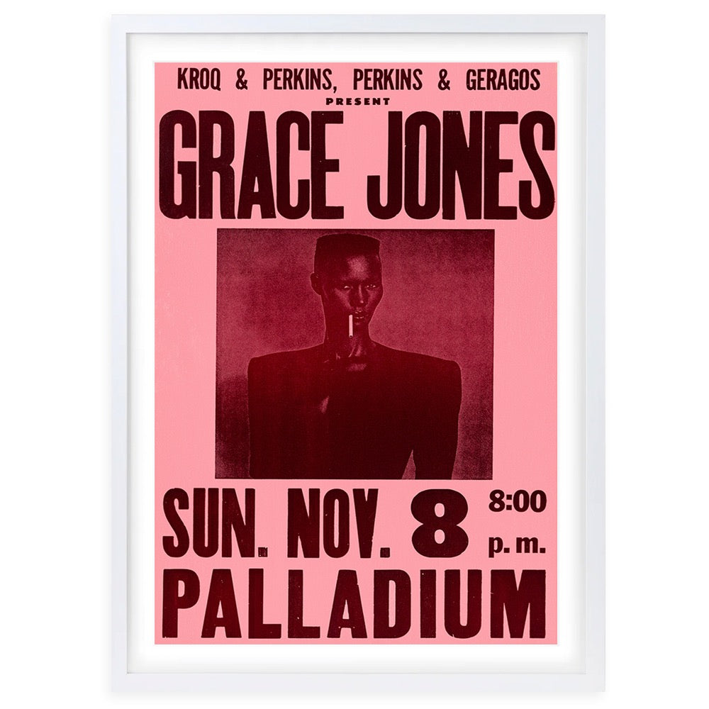 Grace Jones 105cm x 81cm Framed A1 Art Print