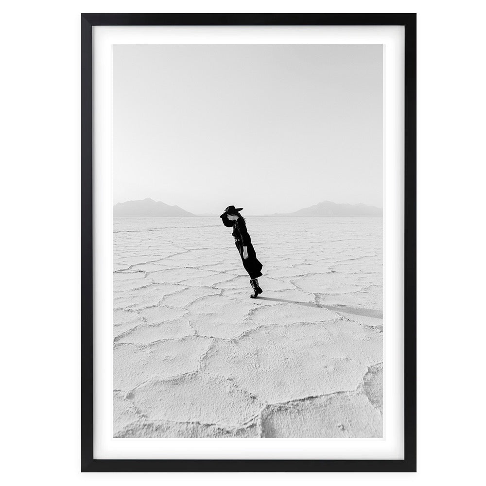 Salt Flats Utah Usa 105cm x 81cm Framed A1 Art Print