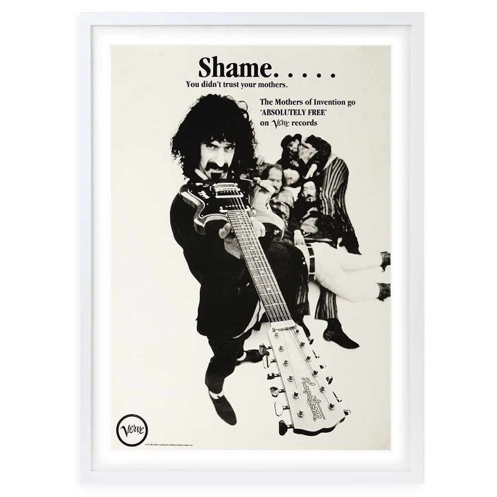 Mothers Of Invention - Absolutely Free 1967 105cm x 81cm Framed A1 Art Print