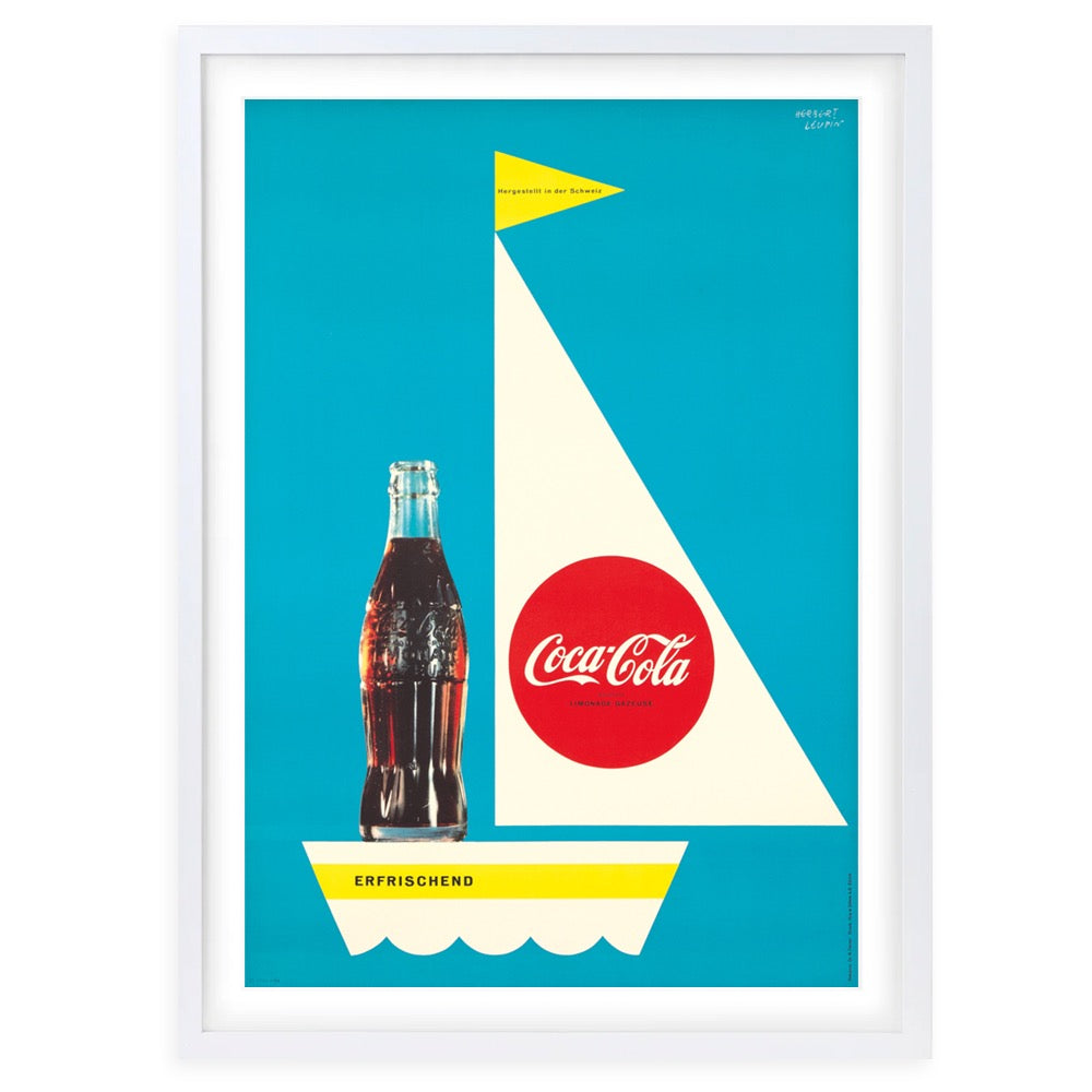 Coca Cola 1 Large 105cm x 81cm Framed A1 Art Print