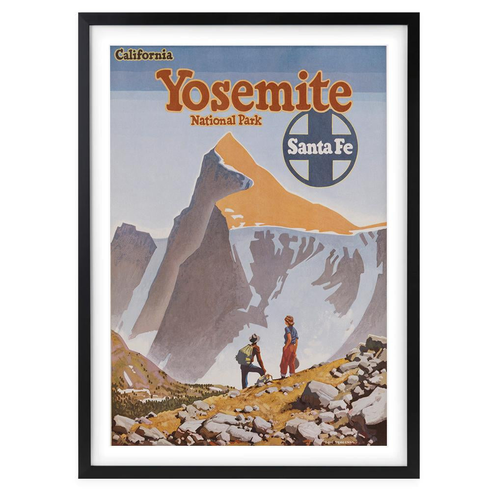 Yosemite Sante Fe 105cm x 81cm Framed A1 Art Print
