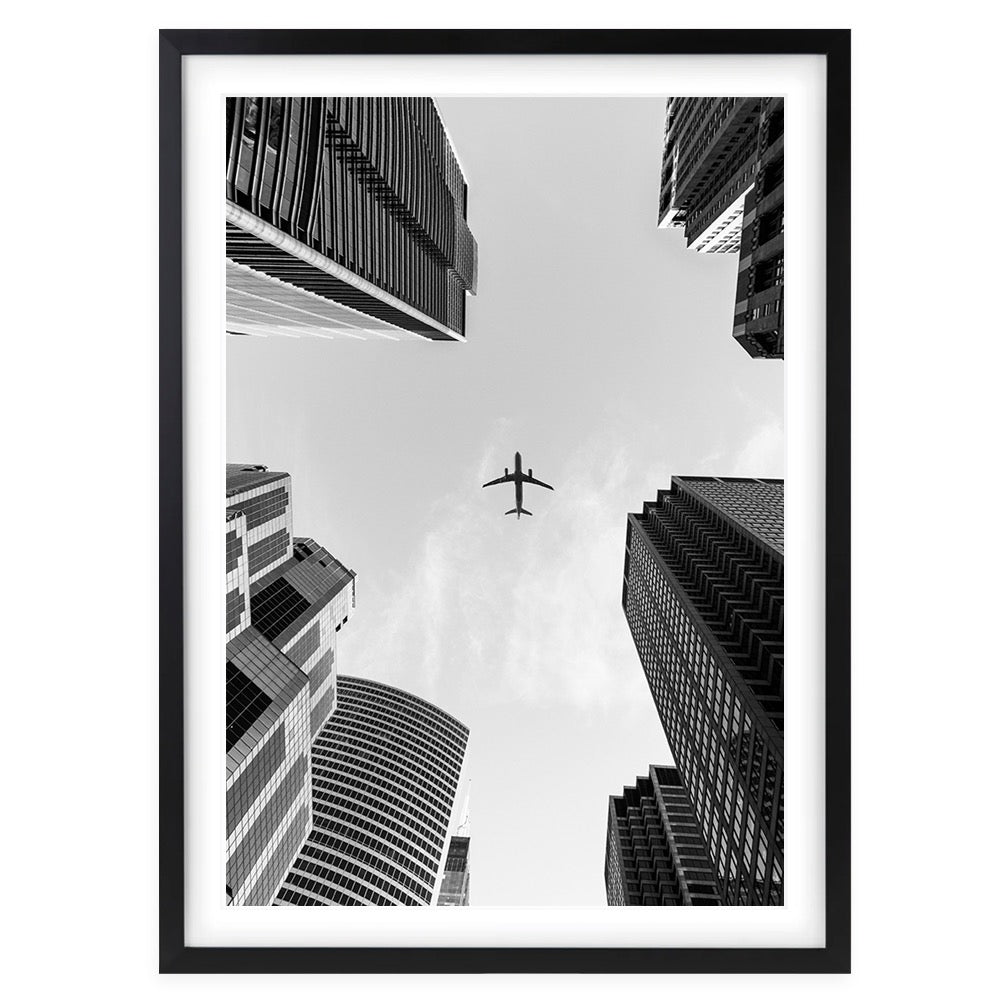 City Skies Large 105cm x 81cm Framed A1 Art Print