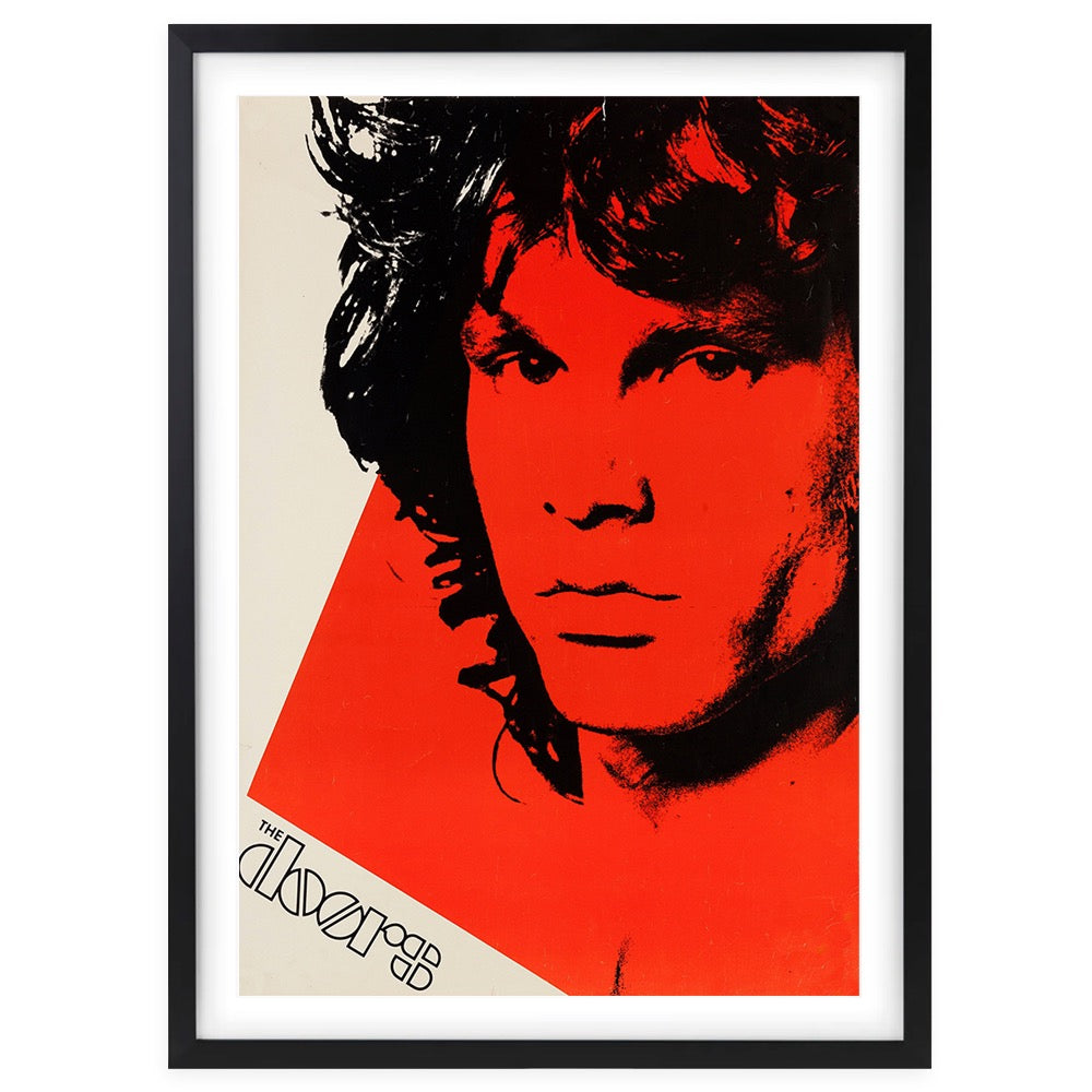 The Doors - Promo Poster 1980 105cm x 81cm Framed A1 Art Print