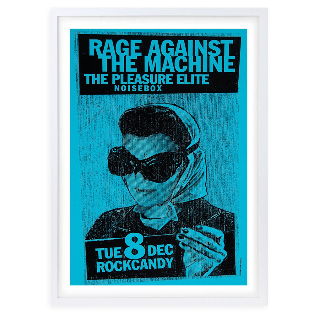 Rage Against The Machine - Rockcandy 1992 105cm x 81cm Framed A1 Art Print