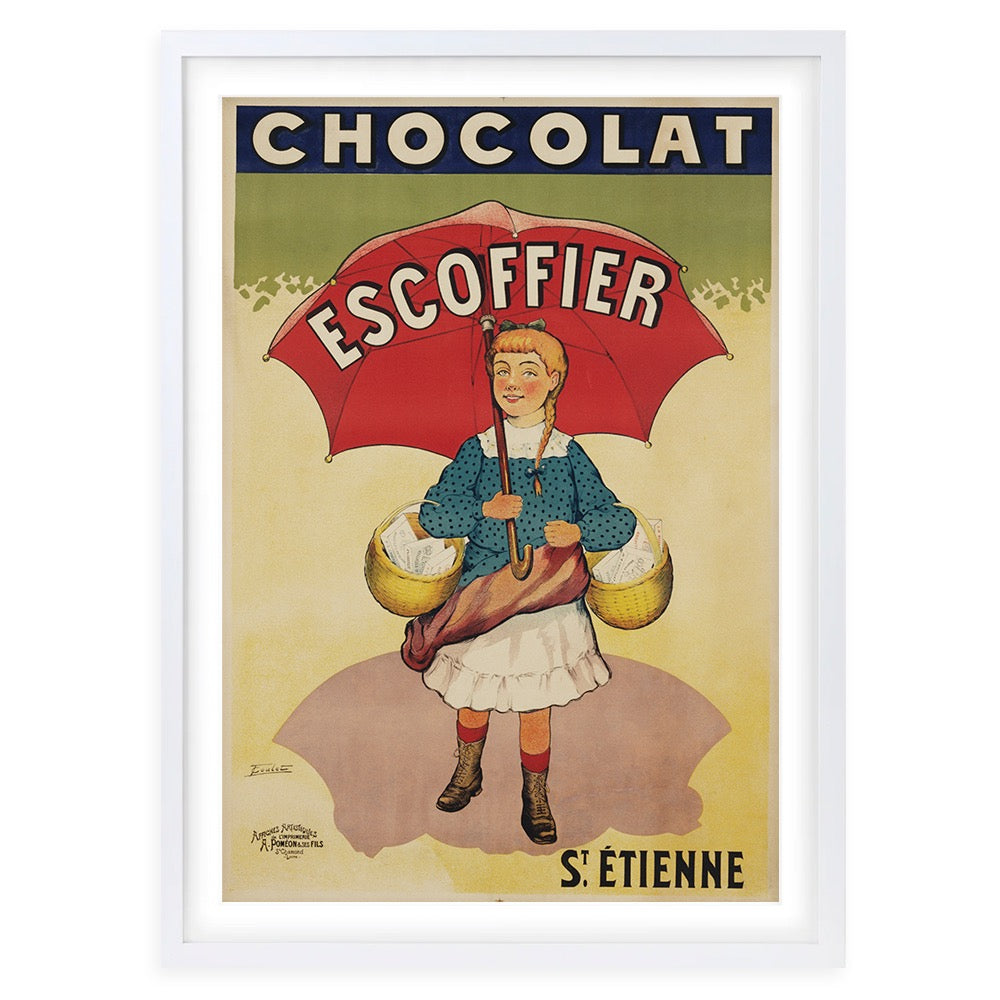 Escoffier Chocolat 105cm x 81cm Framed A1 Art Print