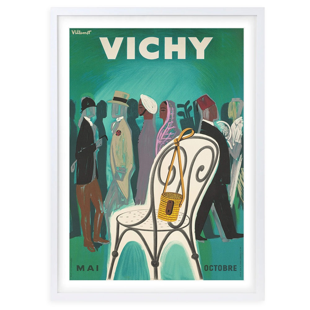Vichy 105cm x 81cm Framed A1 Art Print