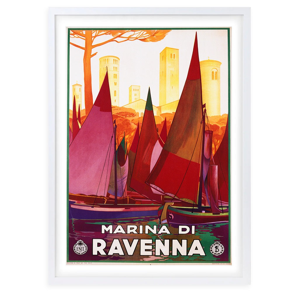 Marina Di Ravenna 105cm x 81cm Framed A1 Art Print