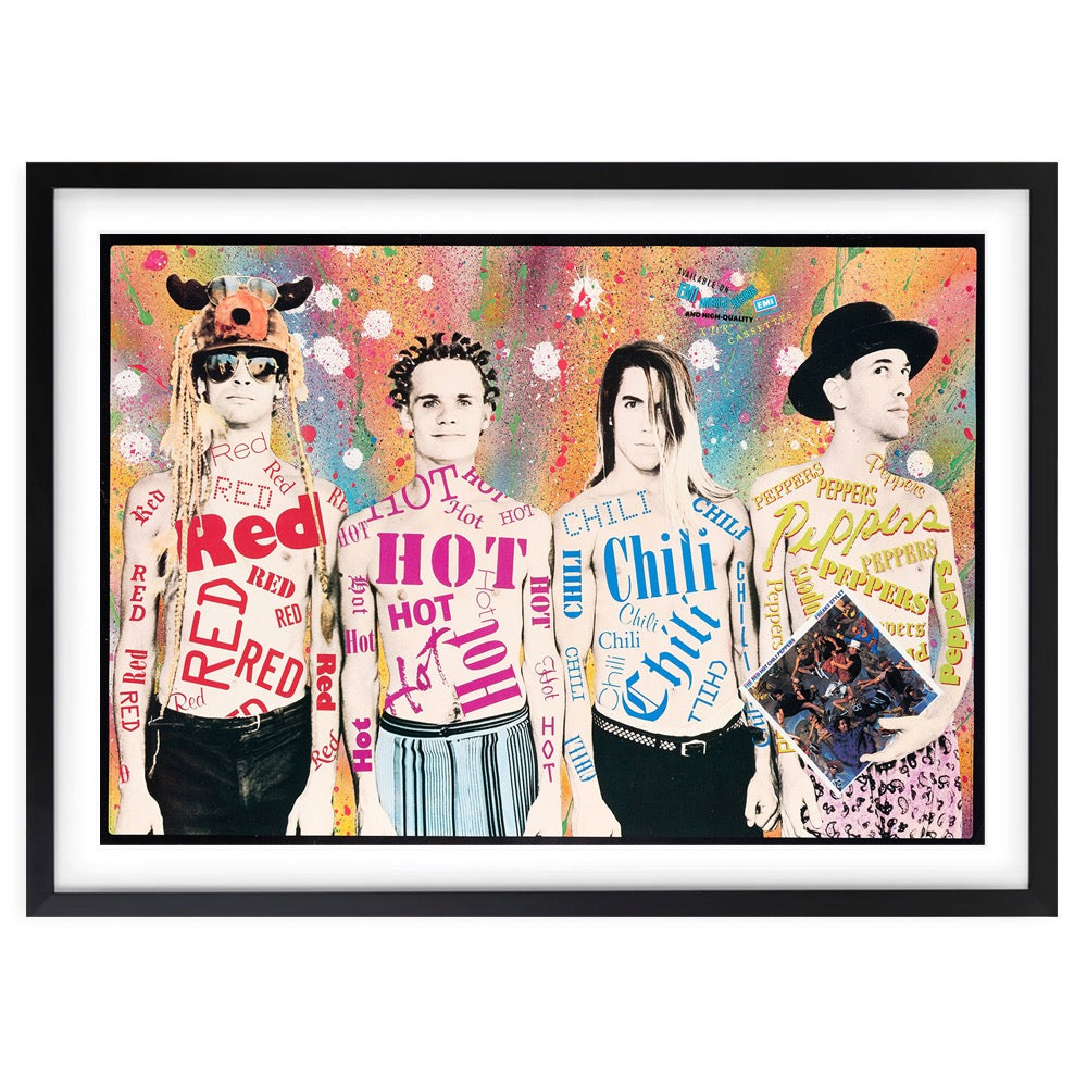Red Hot Chili Peppers - Freaky Styley 1985 105cm x 81cm Framed A1 Art Print