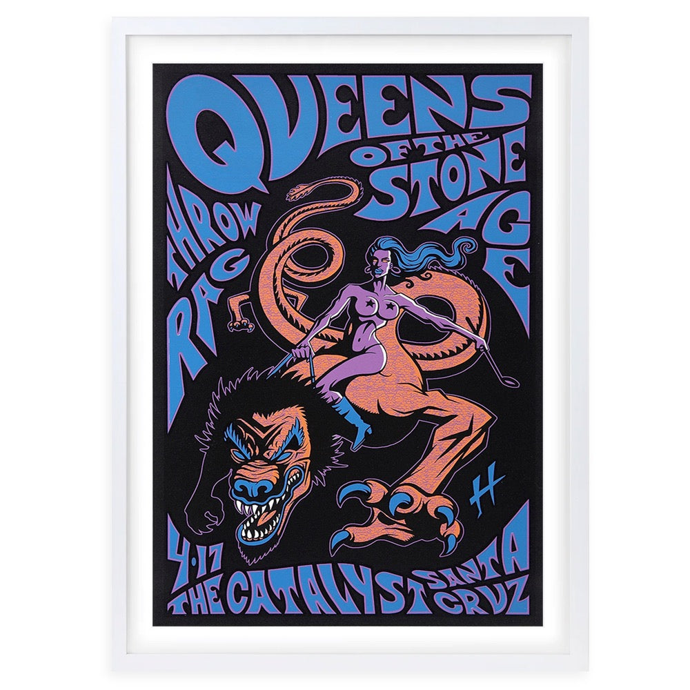 Queens Of The Stone Age - The Catalyst 2003 105cm x 81cm Framed A1 Art Print