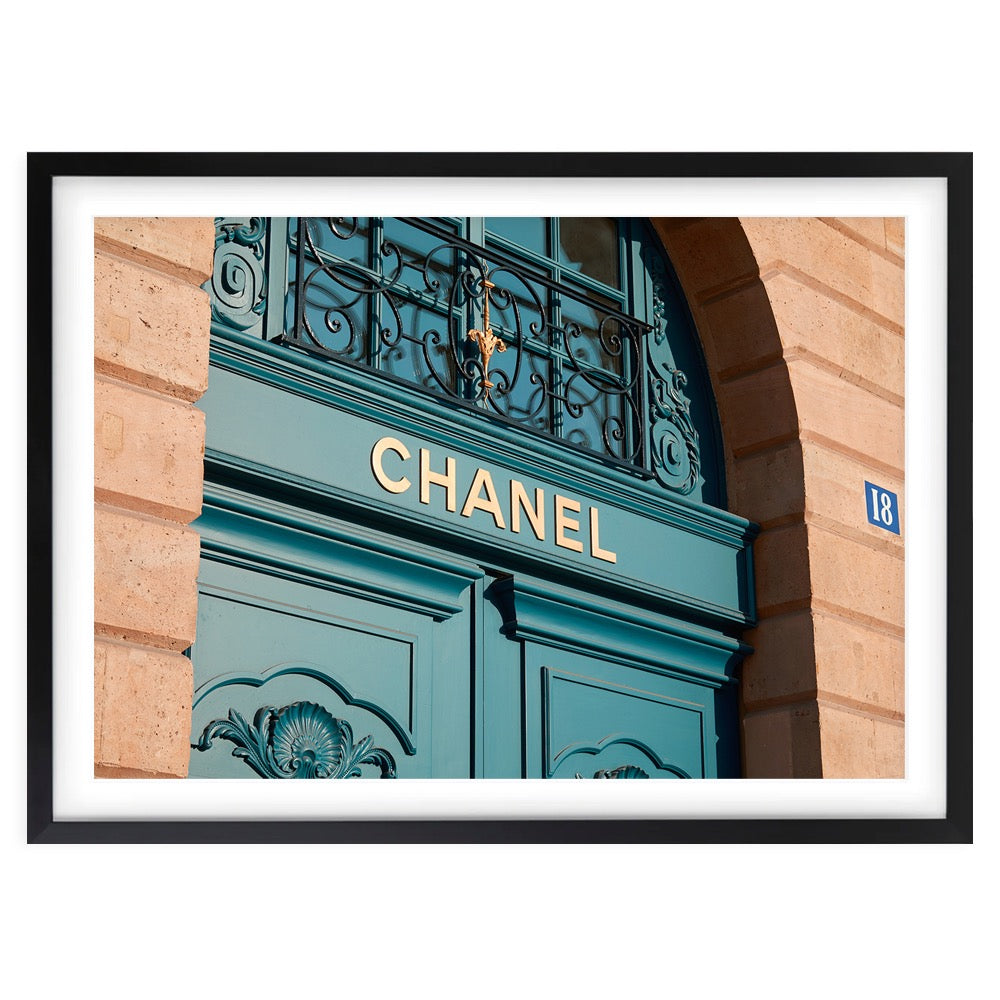 Chanel Store 3 Large 105cm x 81cm Framed A1 Art Print