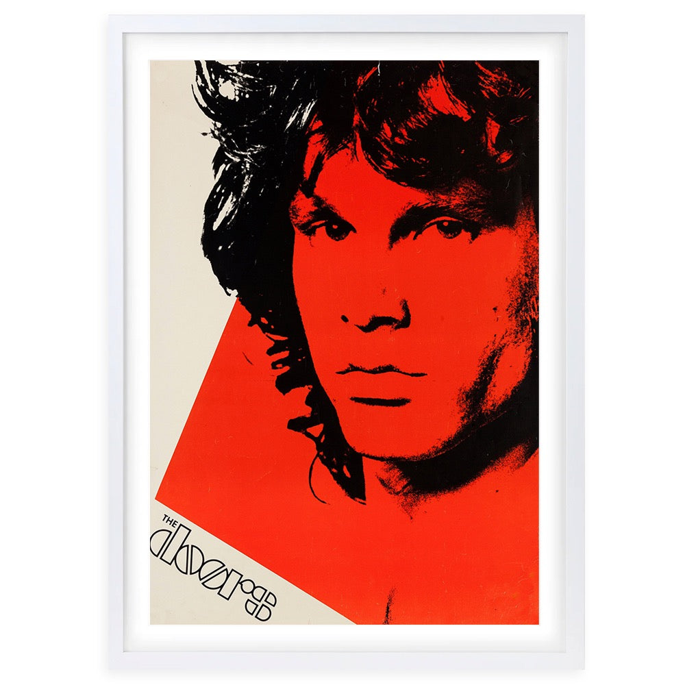 The Doors - Promo Poster 1980 105cm x 81cm Framed A1 Art Print