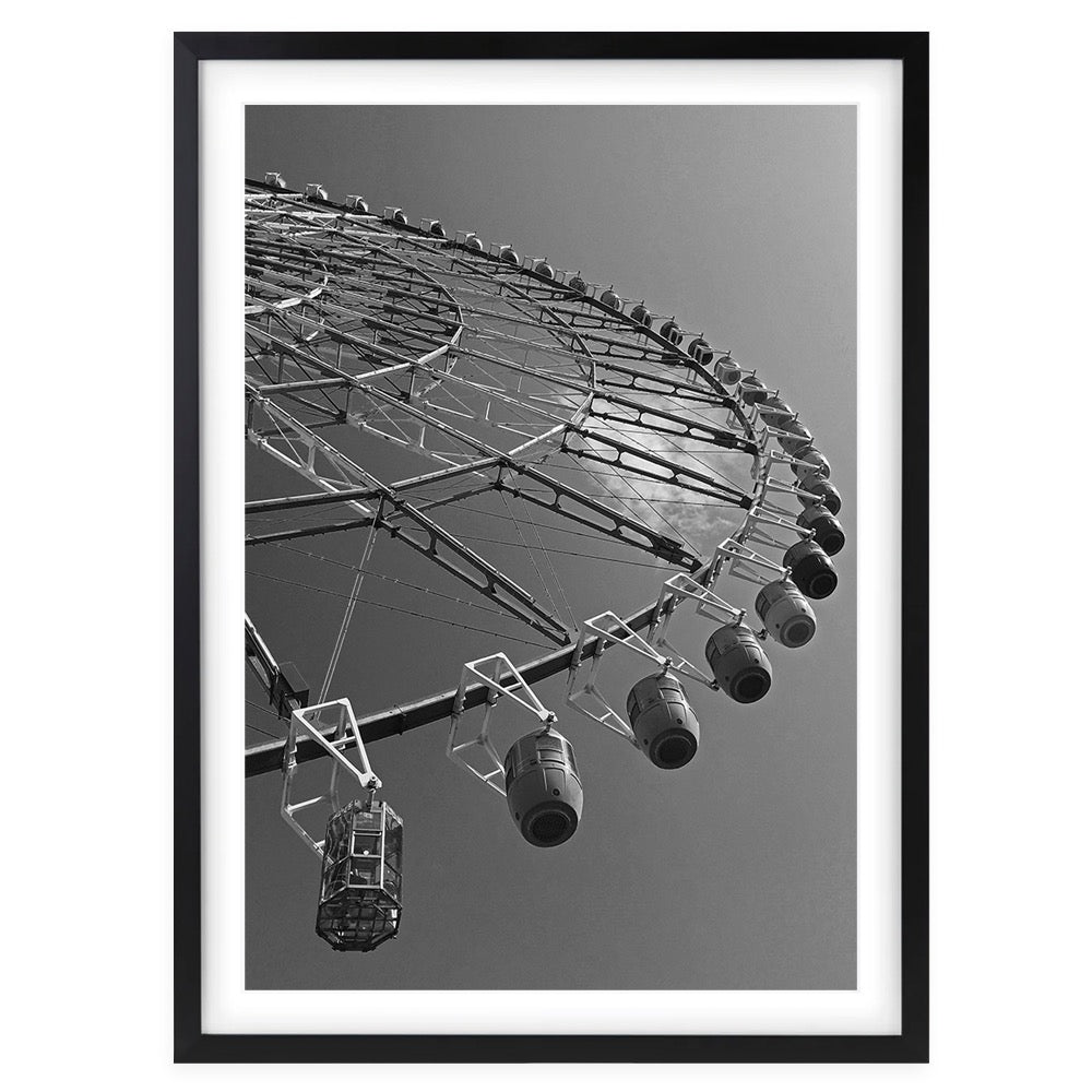 Ferris Wheel 105cm x 81cm Framed A1 Art Print