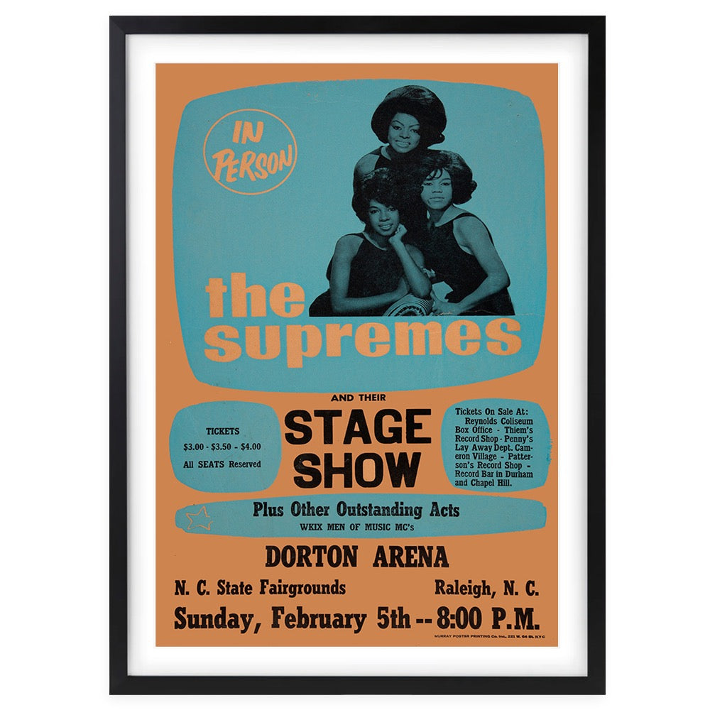 The Supremes 1967 105cm x 81cm Framed A1 Art Print
