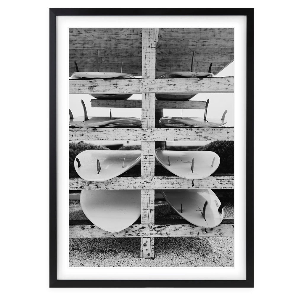 Surf Stack 105cm x 81cm Framed A1 Art Print
