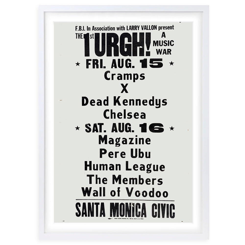 Urgh 105cm x 81cm Framed A1 Art Print