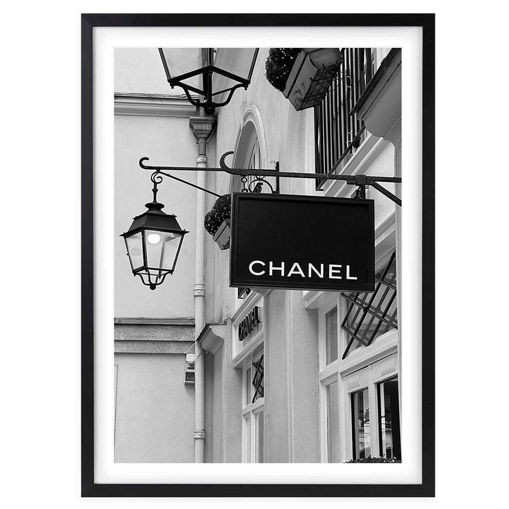 Chanel Store Framed A1 Art Print