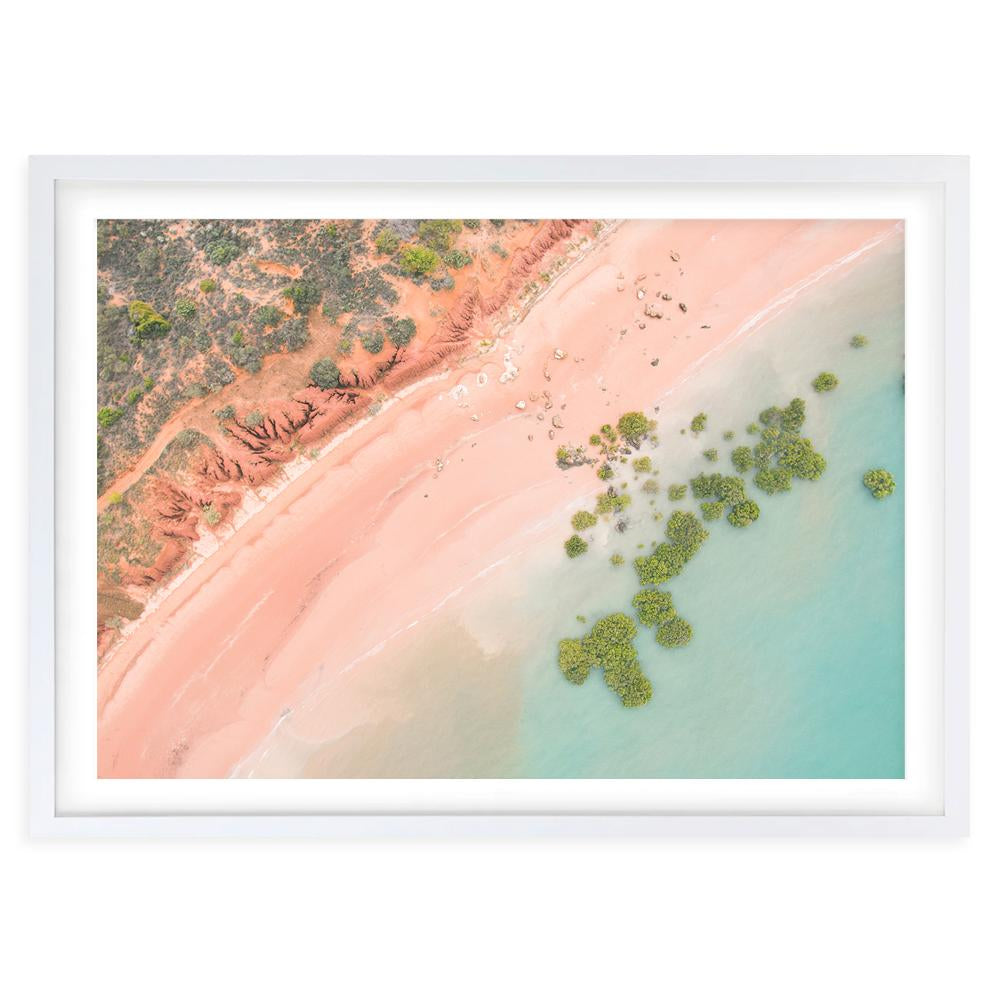 Roebuck Bay Beach 105cm x 81cm Framed A1 Art Print