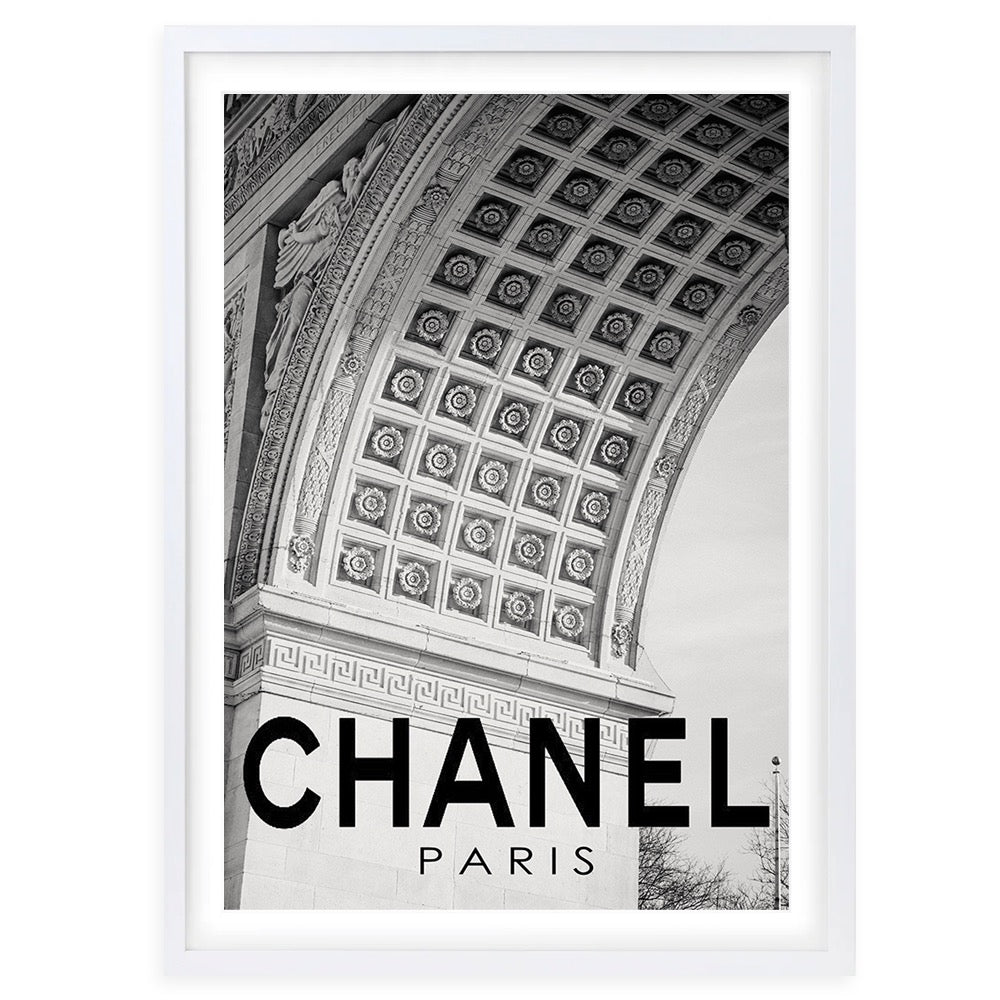 Chanel Paris Framed A1 Art Print