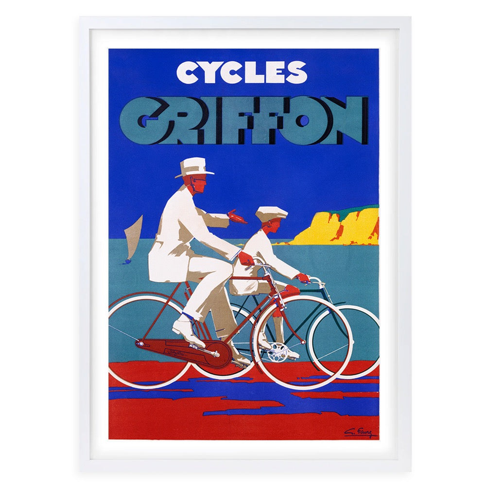 Griffon Cycles 105cm x 81cm Framed A1 Art Print