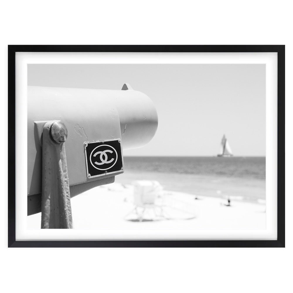 Chanel Telescope Large 105cm x 81cm Framed A1 Art Print