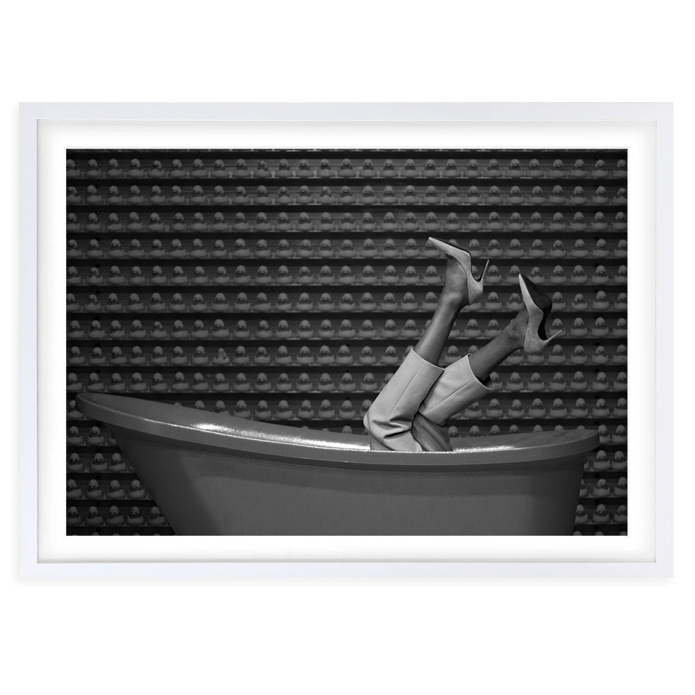 In The Tub 105cm x 81cm Framed A1 Art Print